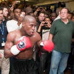 Mayweather London public workout