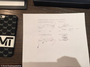 Mayweather shared the official signed contract for the fight via his Shots social media account on Friday