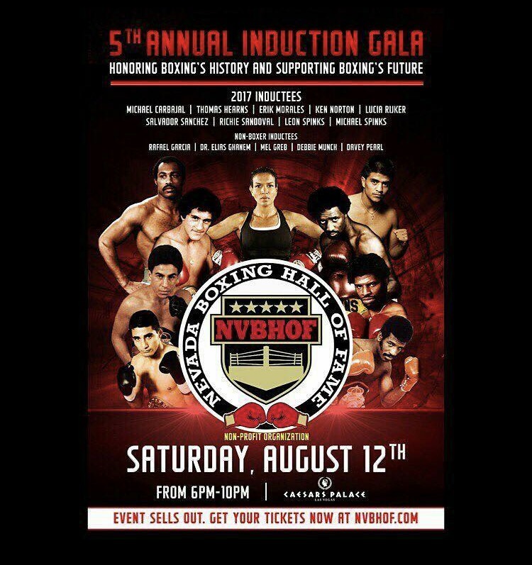 Nevada Boxing Hall of Fame THIS Weekend! MyBoxingFans Boxing News